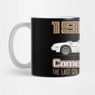 Factory Colors-Cameo White w. Gold Graphics Mug